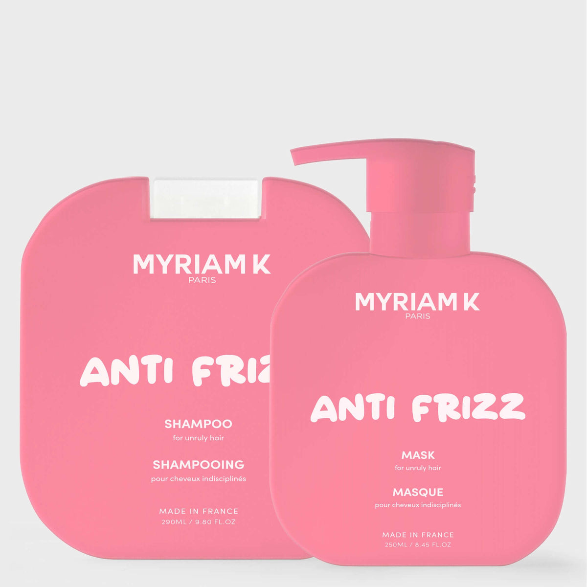 DUO SHAMPOO & ANTI FRIZZ MASK Myriam•K Paris®