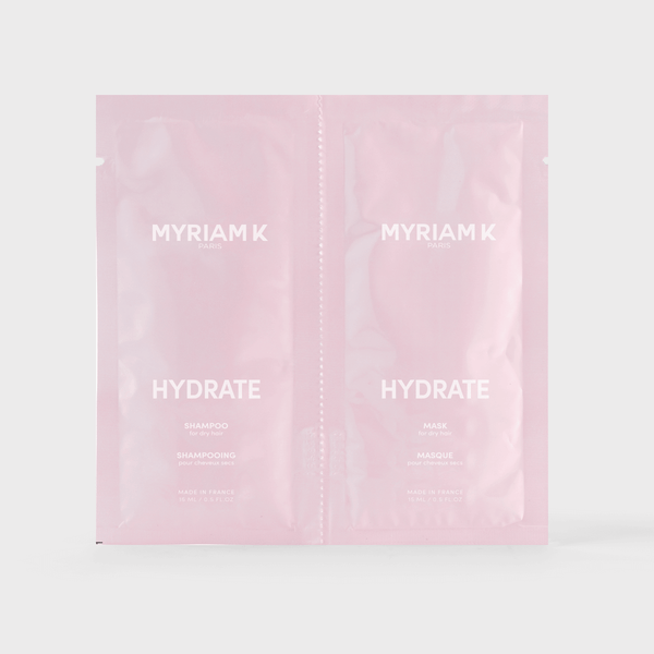 ECHANTILLONS HYDRATE DUO SHAMPOOING ET MASQUE 2X15ML - Myriam•K Paris®