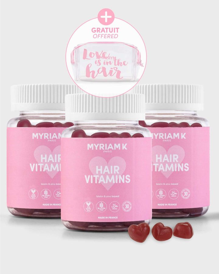 Red Love Gummies - Hair Vitamins 15 Jours (Trousse Offerte) 🎁🎄 - Myriam•K Paris®