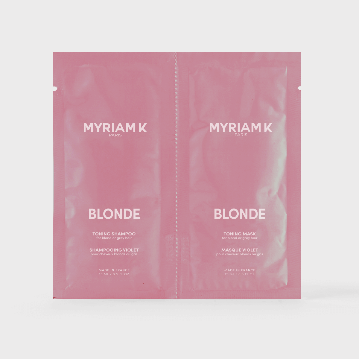 ECHANTILLON BLONDE DUO SHAMPOOING & MASQUE 2X15ML - Myriam•K Paris®
