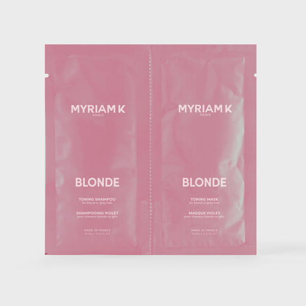 ECHANTILLON BLONDE DUO SHAMPOOING & MASQUE 2X15ML - Myriam•K Paris®