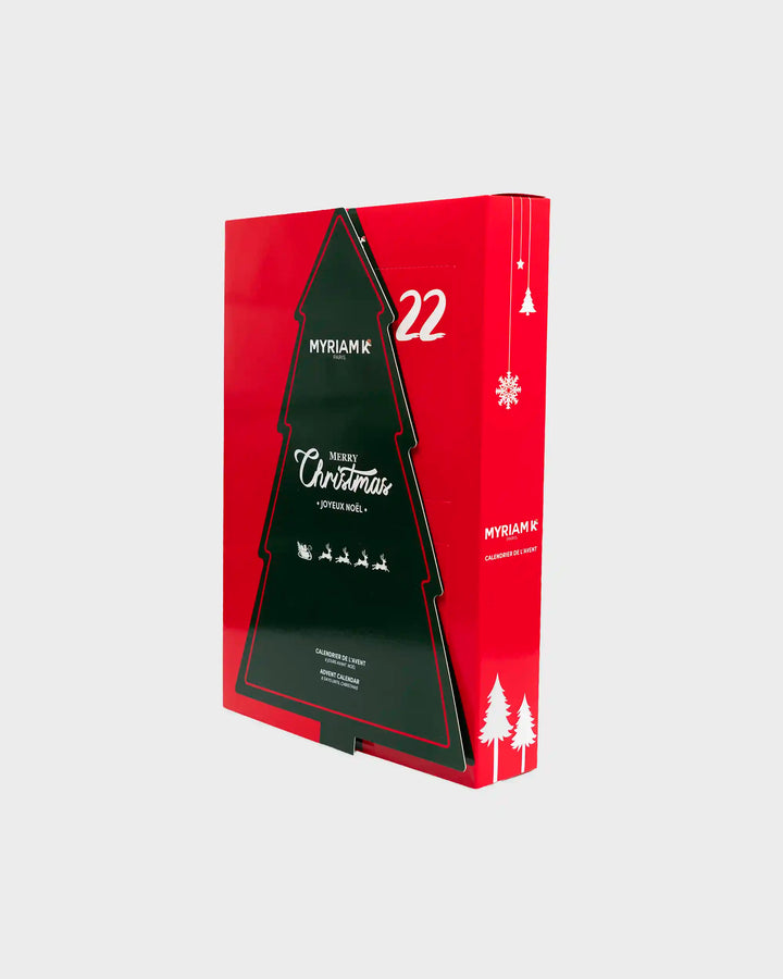 Calendrier de l’Avent Myriam•K Paris – coffret beauté premium rempli de soins capillaires pour les fêtes