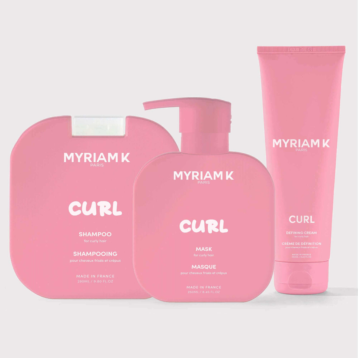 TRIO CURL GAMME COMPLÈTE Myriam•K Paris®