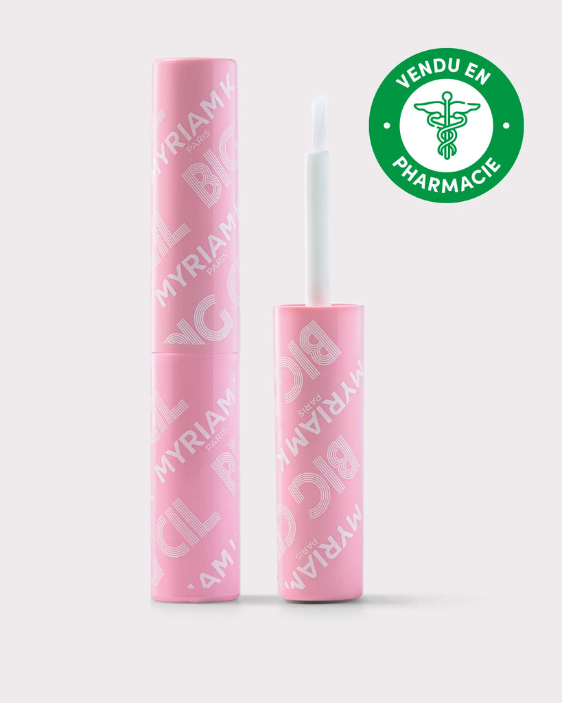Sérum BIG CIL Myriam•K Paris® pour stimuler la pousse des cils, enrichi en actifs fortifiants et testé ophtalmologiquement