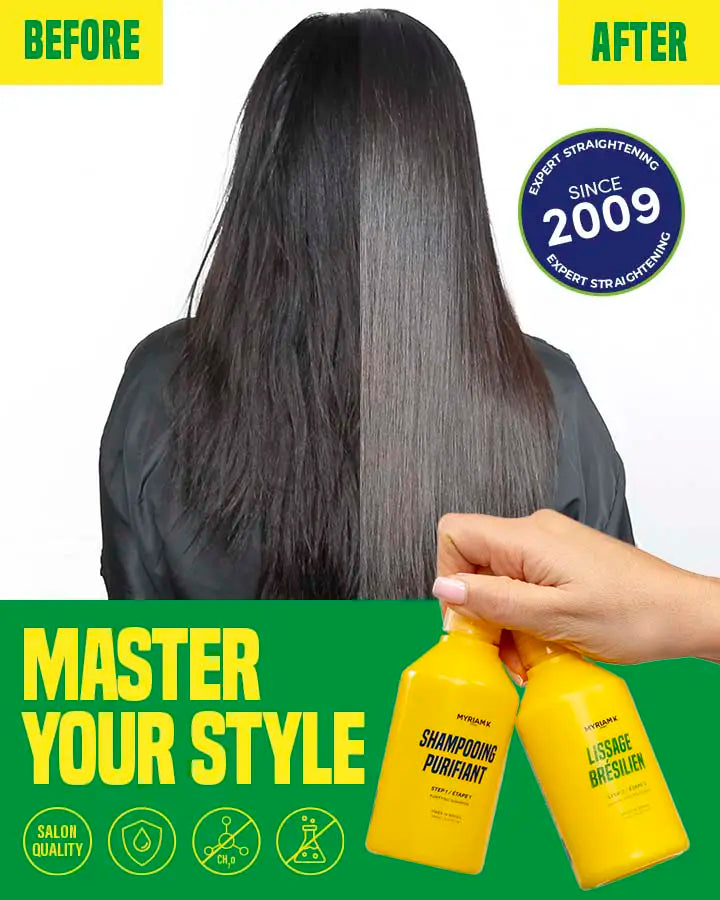 Myriam•K Brazilian Keratin Kit – at-home smoothing treatment with keratin and hyaluronic acid