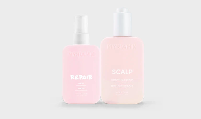 Catégorie Sérums Myriam•K Paris® – soins capillaires concentrés pour stimuler la pousse, renforcer la fibre, apaiser le cuir chevelu ou sublimer la chevelure au quotidien