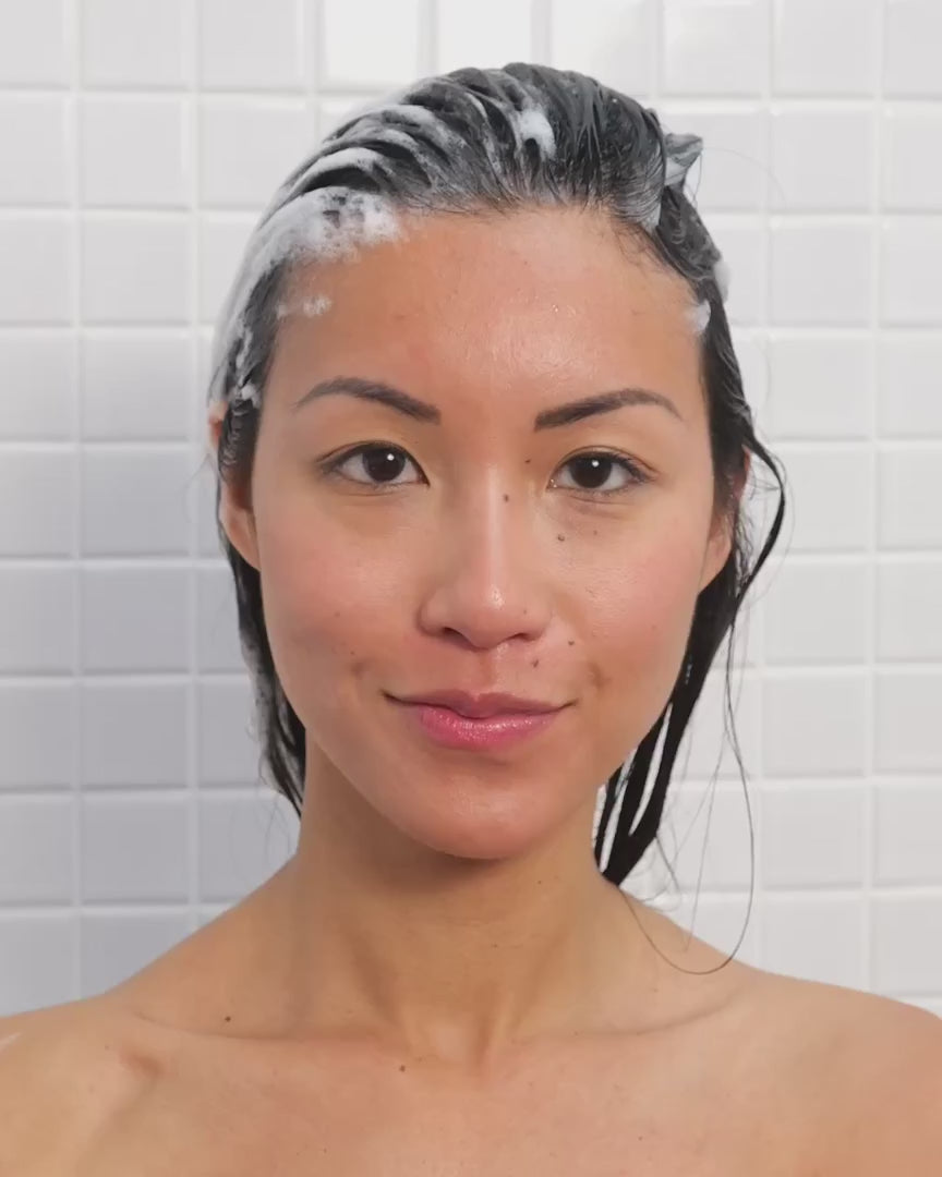 scalp cepillo masajeador para el cuero cabelludo video aplicación