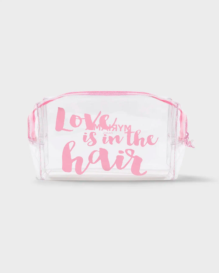 Trousse de rangement Myriam•K Paris® pour transporter jusqu’à 3 pots de gummies cheveux lors de vos déplacements